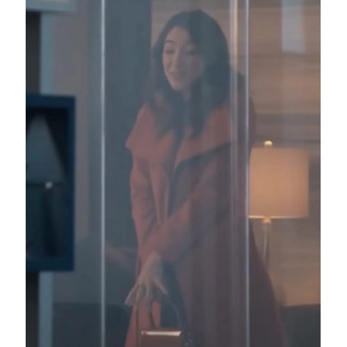 The Voyeurs 2021 Natasha Liu Bordizzo Coat